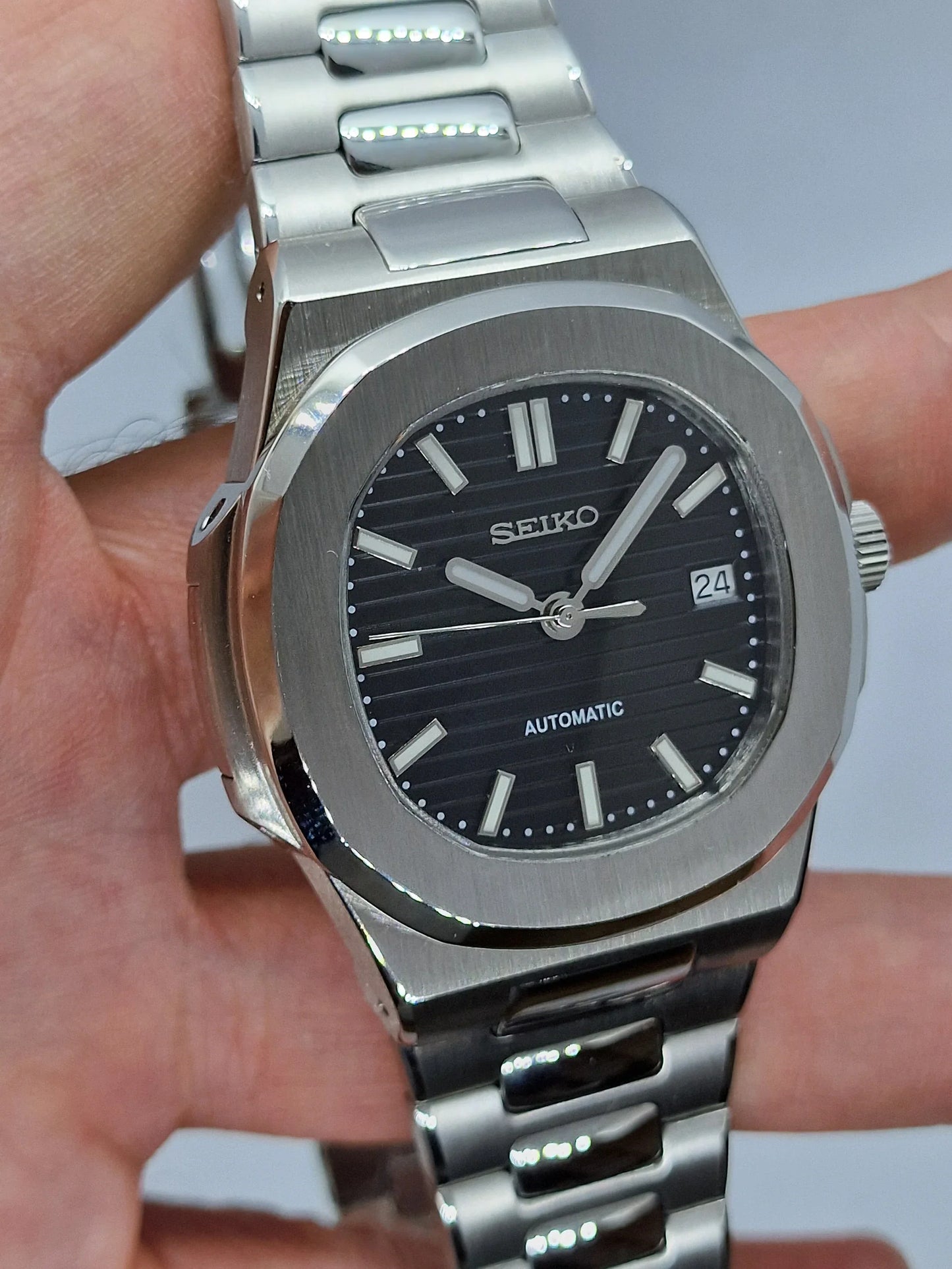 SEIKO MOD NAUTILUS | BLACK