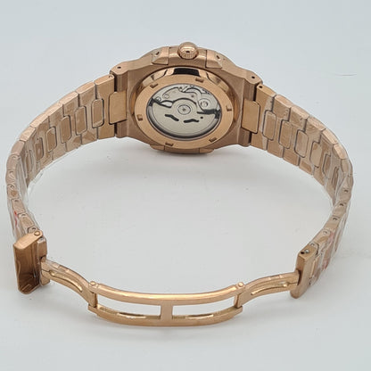 SEIKO MOD NAUTILUS | BROWN ROSE GOLD