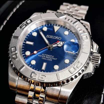 SEIKO MOD YACHTMASTER | BLEU