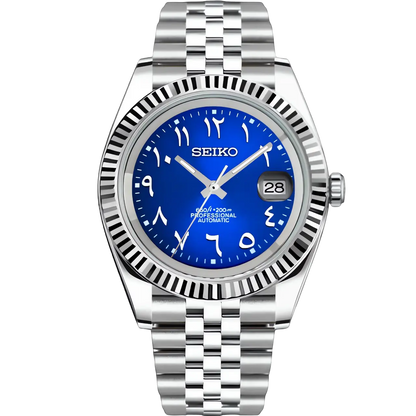 Seiko Mod Datejust Arabic Blue 36/40mm