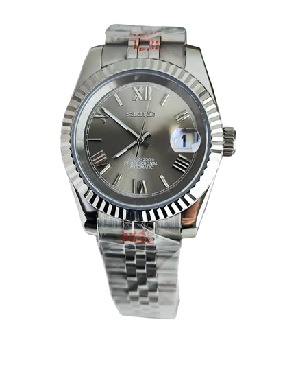 Seiko Mod Datejust Romain Gris 36/40mm Ma boutique