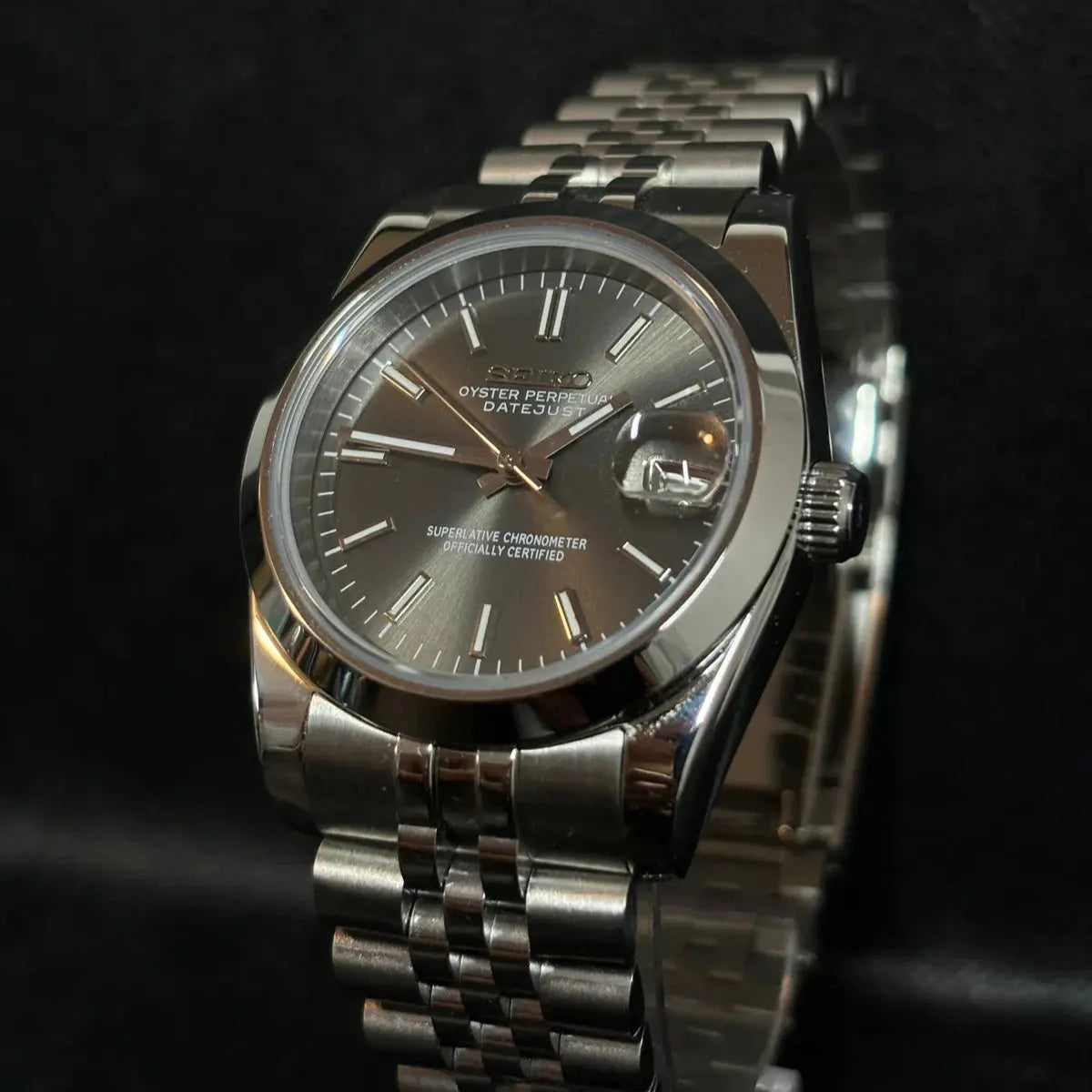 Seiko Mod Datejust Round Gris 36/40mm Modus Seiko