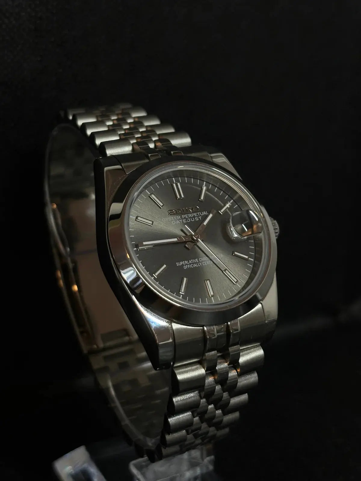 Seiko Mod Datejust Round Gris 36/40mm Modus Seiko