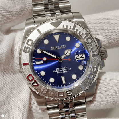 SEIKO MOD YACHTMASTER | BLEU