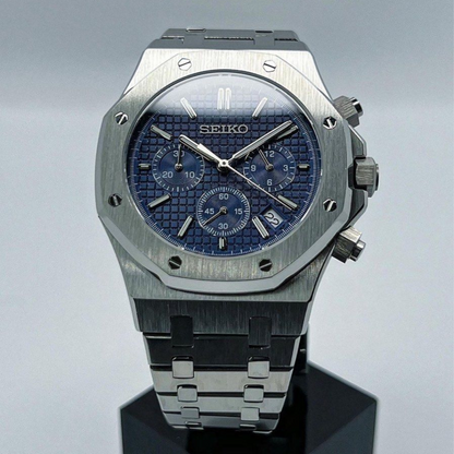 SEIKO MOD ROYAL OAK | CHRONOS BLEU