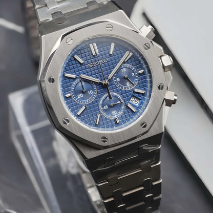 SEIKO MOD ROYAL OAK | CHRONOS BLEU