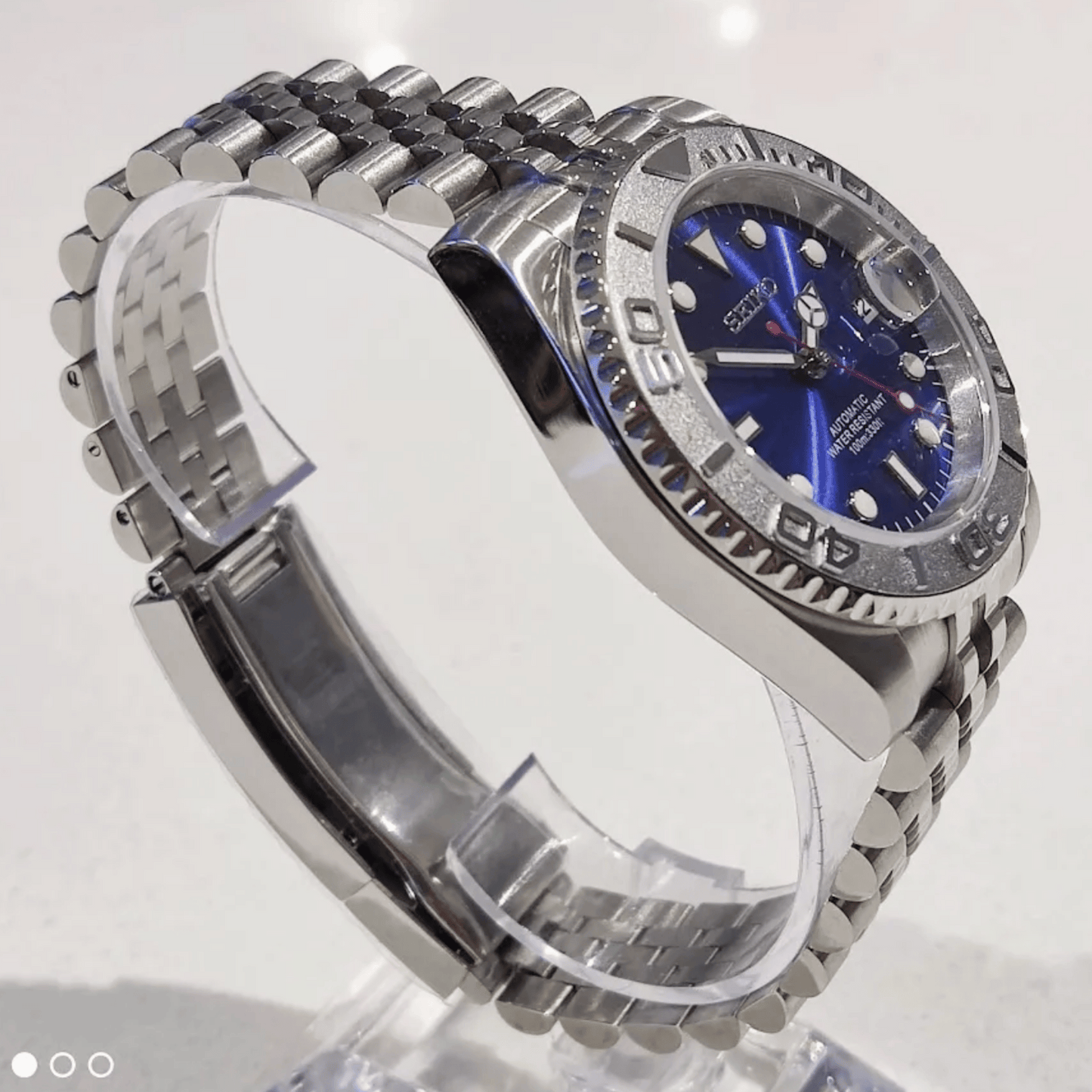 SEIKO MOD YACHTMASTER | BLEU