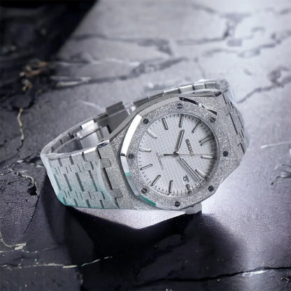 Seiko Mod Royal Oak Frosted Brillante 41mm - Automatic Watch | NH35