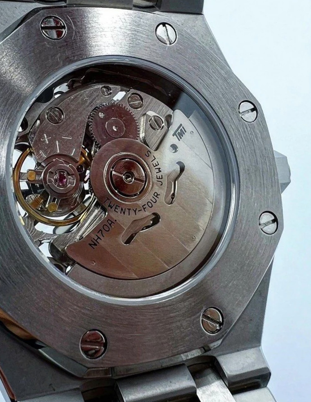 SEIKO MOD ROYAL OAK | SQUELETTE NOIR