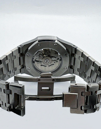 SEIKO MOD ROYAL OAK | SQUELETTE NOIR