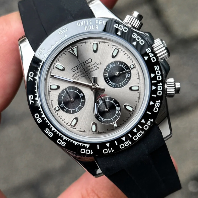 Seiko Mod Daytona Grey 40mm