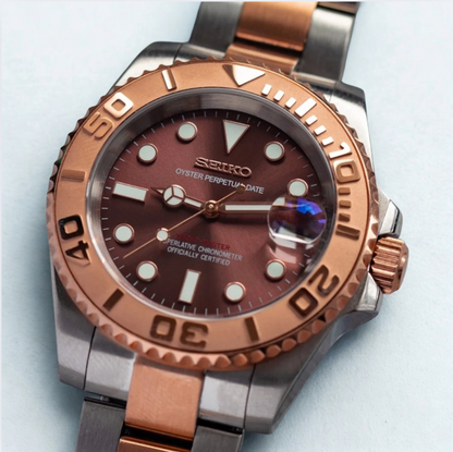 SEIKO MOD YACHTMASTER | OR ROSE