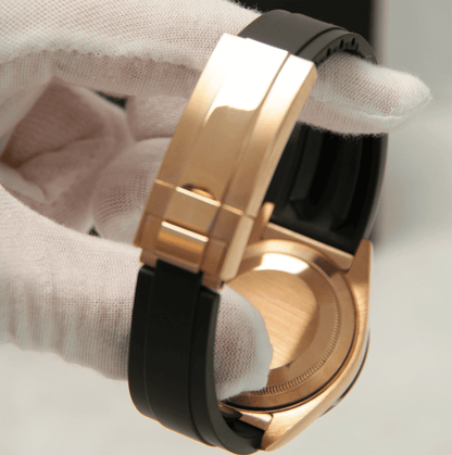 Seiko Mod Daytona Oysterflex Rose Gold 40mm - Custom Automatic Watch | VK63