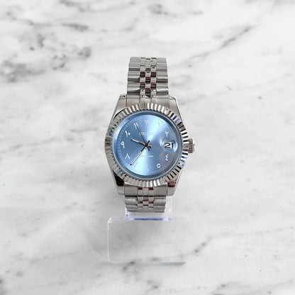 SEIKO MOD DATEJUST | ARABIC BLUE