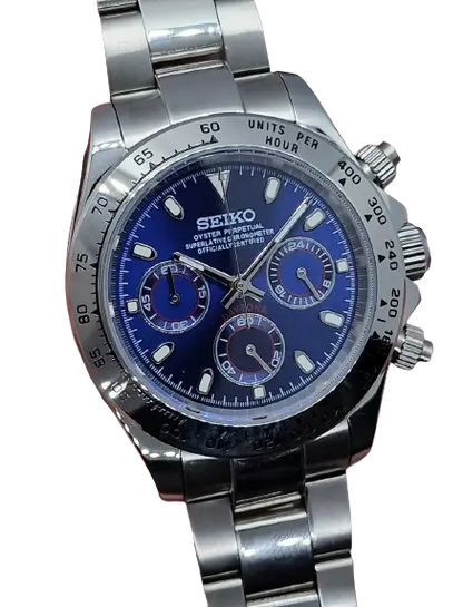 Seiko Mod Daytona Bleu 40mm Ma boutique