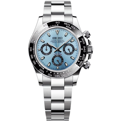 Seiko Mod Daytona Sky Blue 40mm