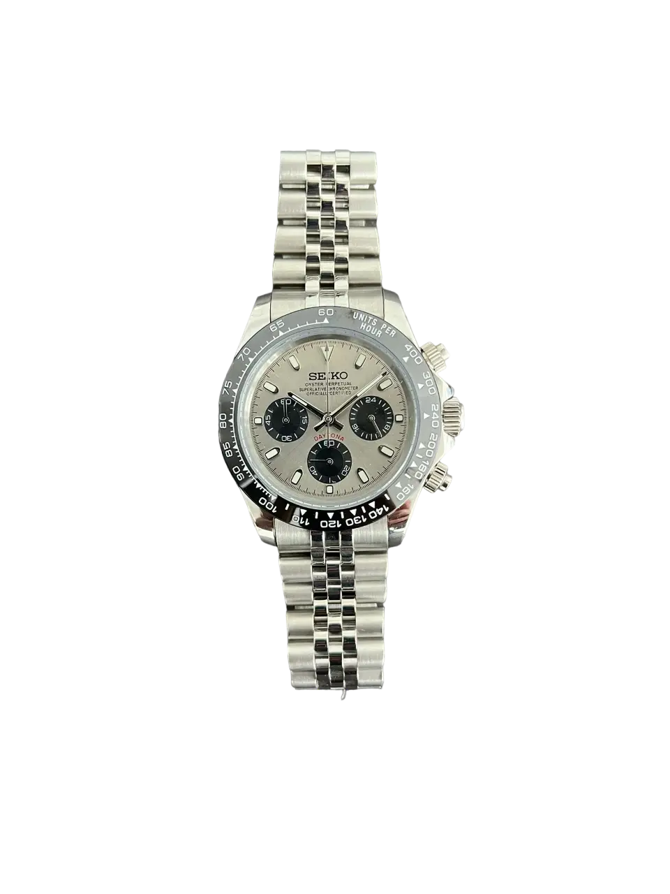 Seiko Mod Daytona Gris 40mm Ma boutique