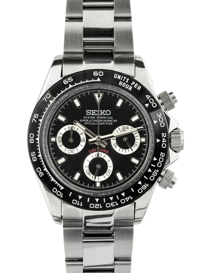Seiko Mod Daytona Noir 40mm Ma boutique