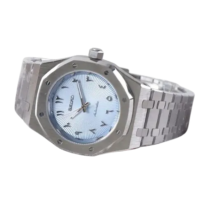 Seiko Mod Royal Oak Arabic Bleu Ciel 41mm Ma boutique