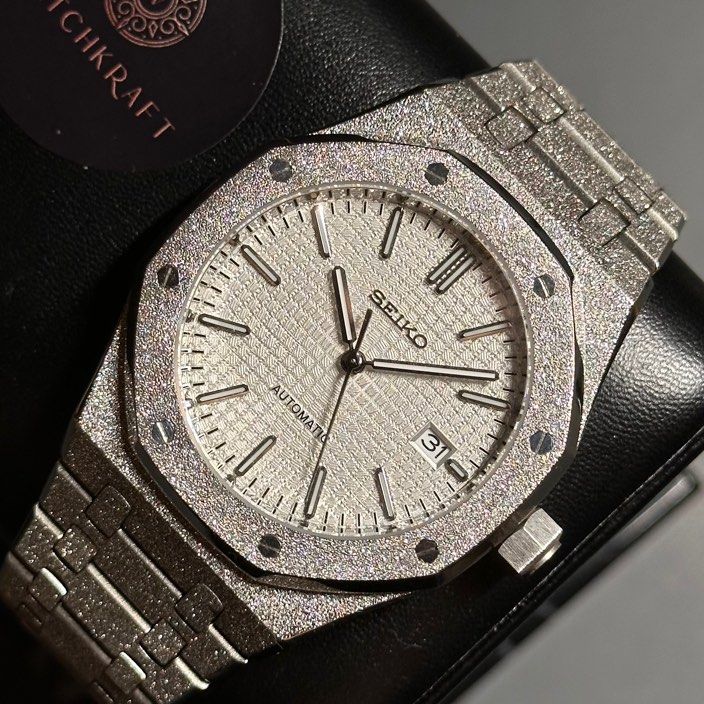 Seiko Mod Royal Oak Frosted Brillante 41mm - Automatic Watch | NH35