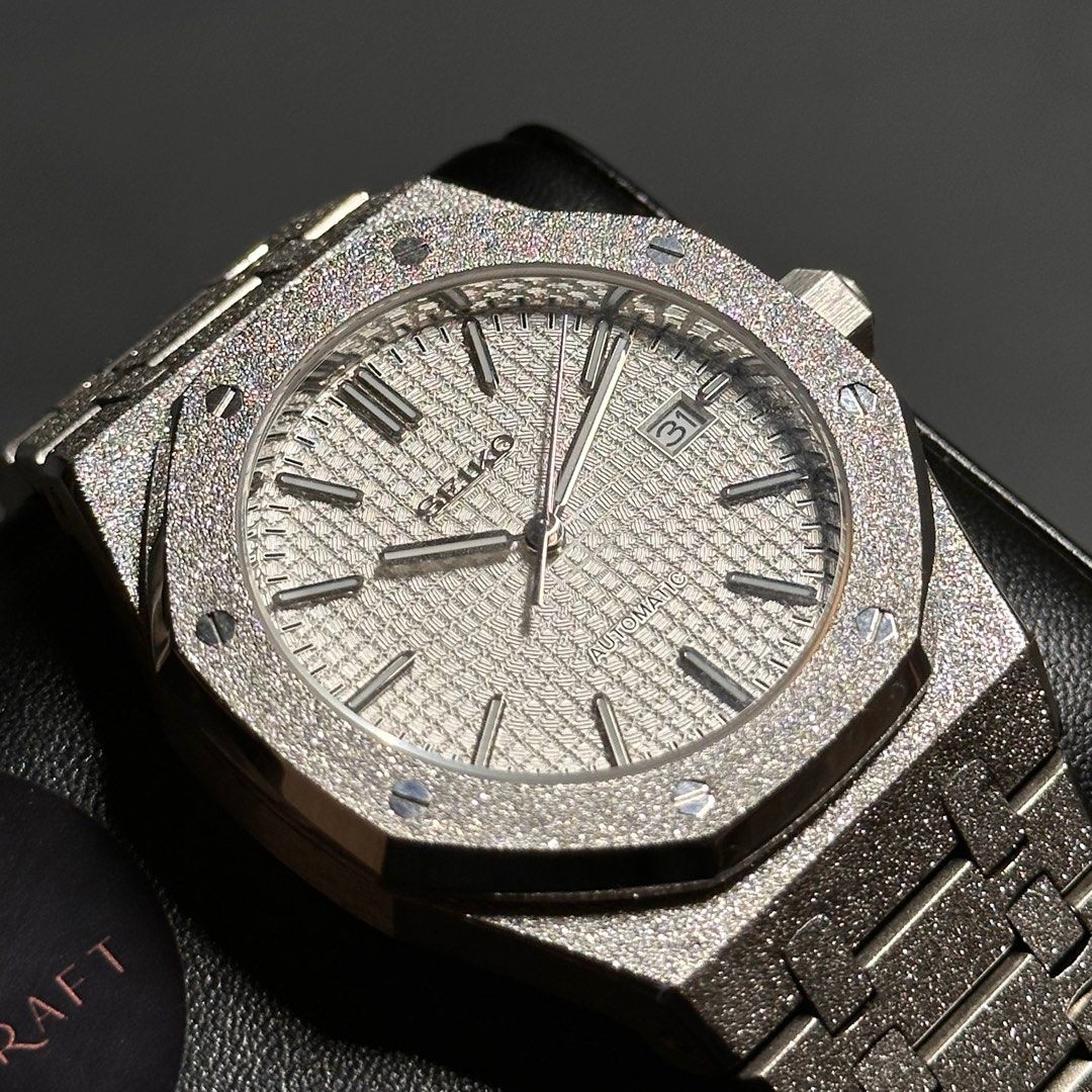 Seiko Mod Royal Oak Frosted Brillante 41mm - Automatic Watch | NH35