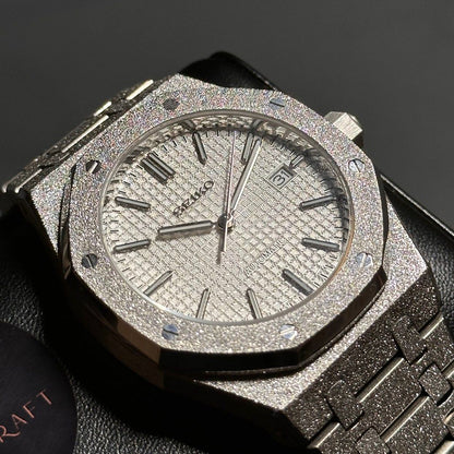 Seiko Mod Royal Oak Frosted Brillante 41mm - Automatic Watch | NH35