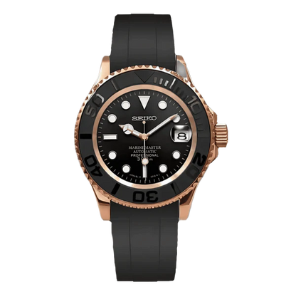 SEIKO MOD YACHTMASTER | OR ROSE NOIR
